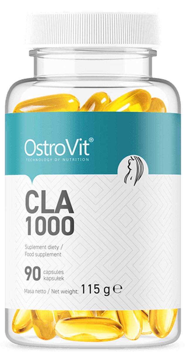 Goedkoopste Vetverbranders - CLA - Geconjugeerd Linolzuur - 1000 mg - 90 Softgels - OstroVit - Supplementen - Laboratorium Geteste Kwaliteit!