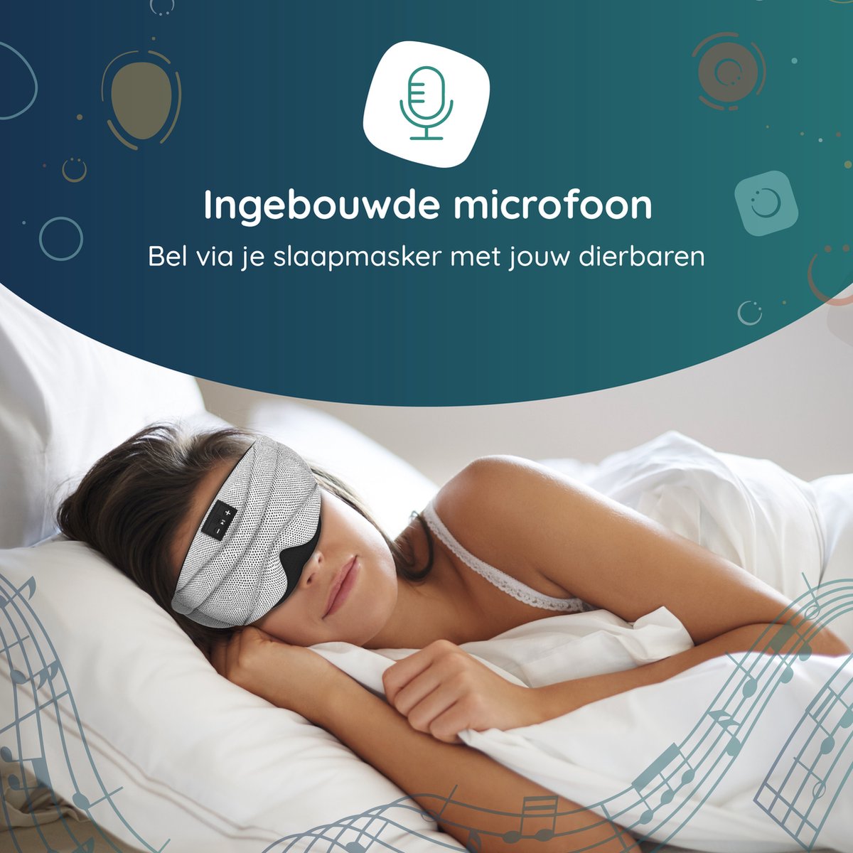 Melify - Masque de sommeil Bluetooth - Bandeau avec Bluetooth - Sleep  Trainer - | bol