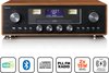 LENCO DAR-081WD - DAB+/FM radio met CD-speler, USB, Bluetooth® en draadloos oplaadpunt - Hout/Zwart