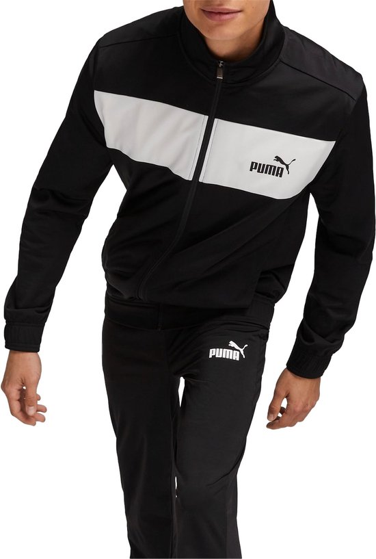 PUMA Poly Suit cl Heren Trainingspak - Zwart - Maat L