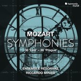 Ensemble Resonanz, Riccardo Minasi - Mozart: Symphonies Nos. 36 Linz & 38 (CD)