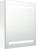 vidaXL-Badkamerkast-met-spiegel-en-LED-50x14x60-cm-glanzend-wit