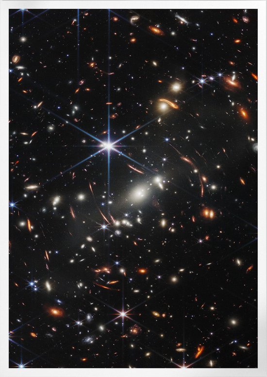 Webb's First Deep Field | Space, Astronomie & Ruimtevaart Poster |
