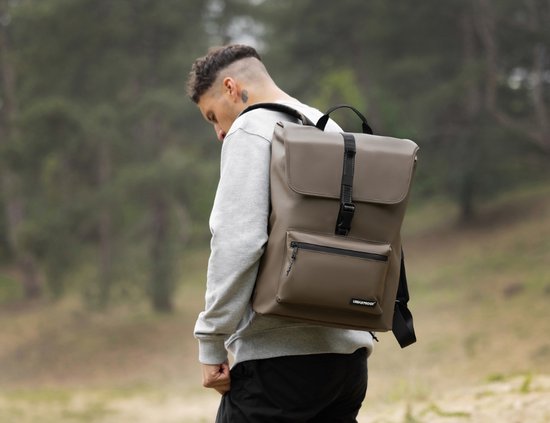 Gerecyclede shopper fietstas Urban Proof Cargo Backpack 20L 34 x 13 x 46 cm - Zwart van Urban Proof — afbeelding 5