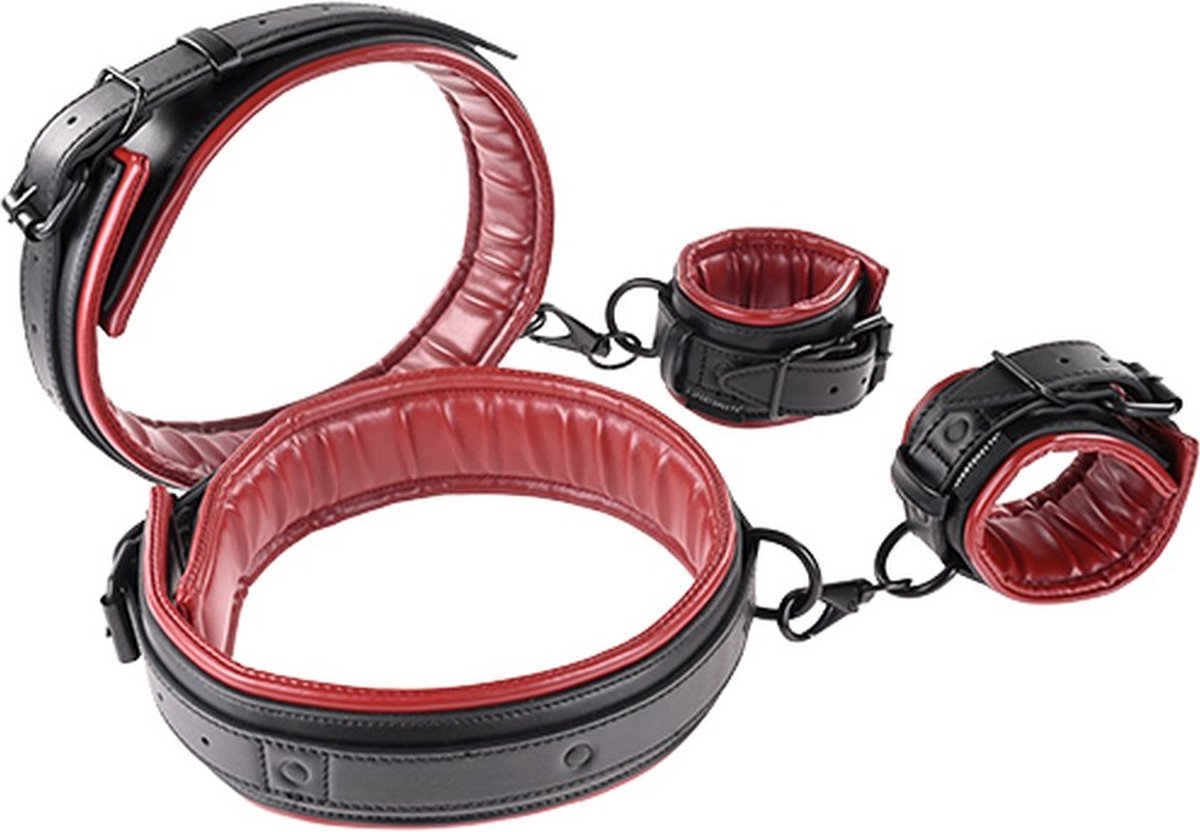 Goedkoopste Sportsheets - Saffron Thigh & Wrist Cuff Set