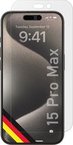 dipos I 2x Beschermfolie mat geschikt voor Apple iPhone 15 Pro Max Folie screen-protector