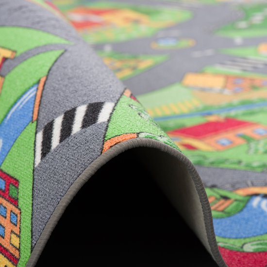 Ontdek Kindervloerkleed Bruno Blauw in diverse maten
