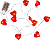 *** 120cm Rode Hartjes Lichtsnoer - Valentijn - Liefde - Verliefd - van Heble® ***
