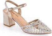 Fabulicious Hoge hakken -39 Shoes- FAYE-06 Creme
