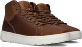 HUB Murrayfield 3.0 Hoge sneakers - Leren Sneaker - Heren - Cognac - Maat 42