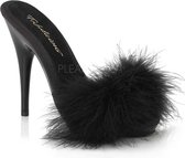 EU 41,5 = US 11 | POISE-501F | 5 Heel, 3/8 PF Marabou Slide Sandal