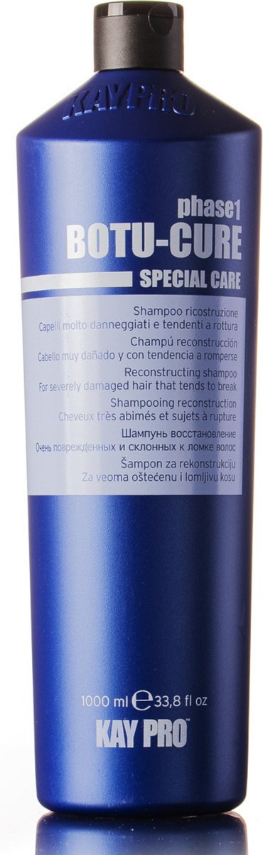 KayPro Botu-cure Phase 1 Shampoo 1000 ml - Professionele Haarverzorging - Shampoo voor Beschadigd Haar