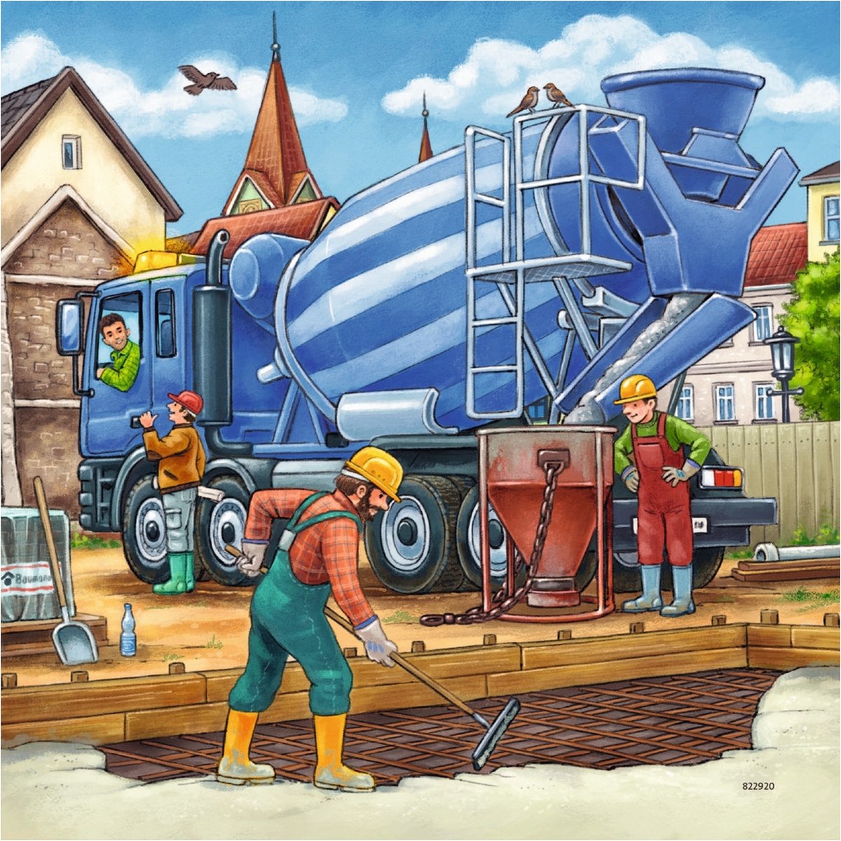 Ravensburger puzzel Grote bouwvoertuigen - 3x49 stukjes - kinderpuzzel — afbeelding 5