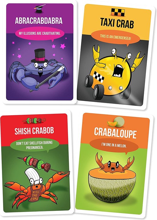 You've Got Crabs - Engelstalig Kaartspel - Exploding Kittens