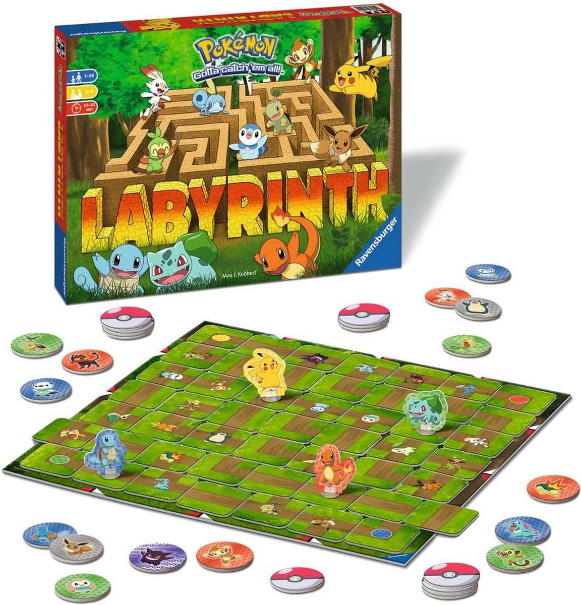 Ravensburger Pokemon Labyrinth - Bordspel — afbeelding 4