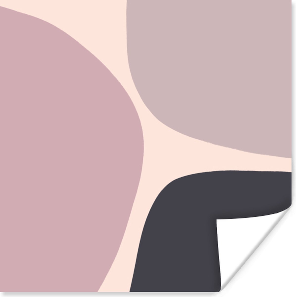Poster Pastel - Design - Minimalisme - 30x30 cm