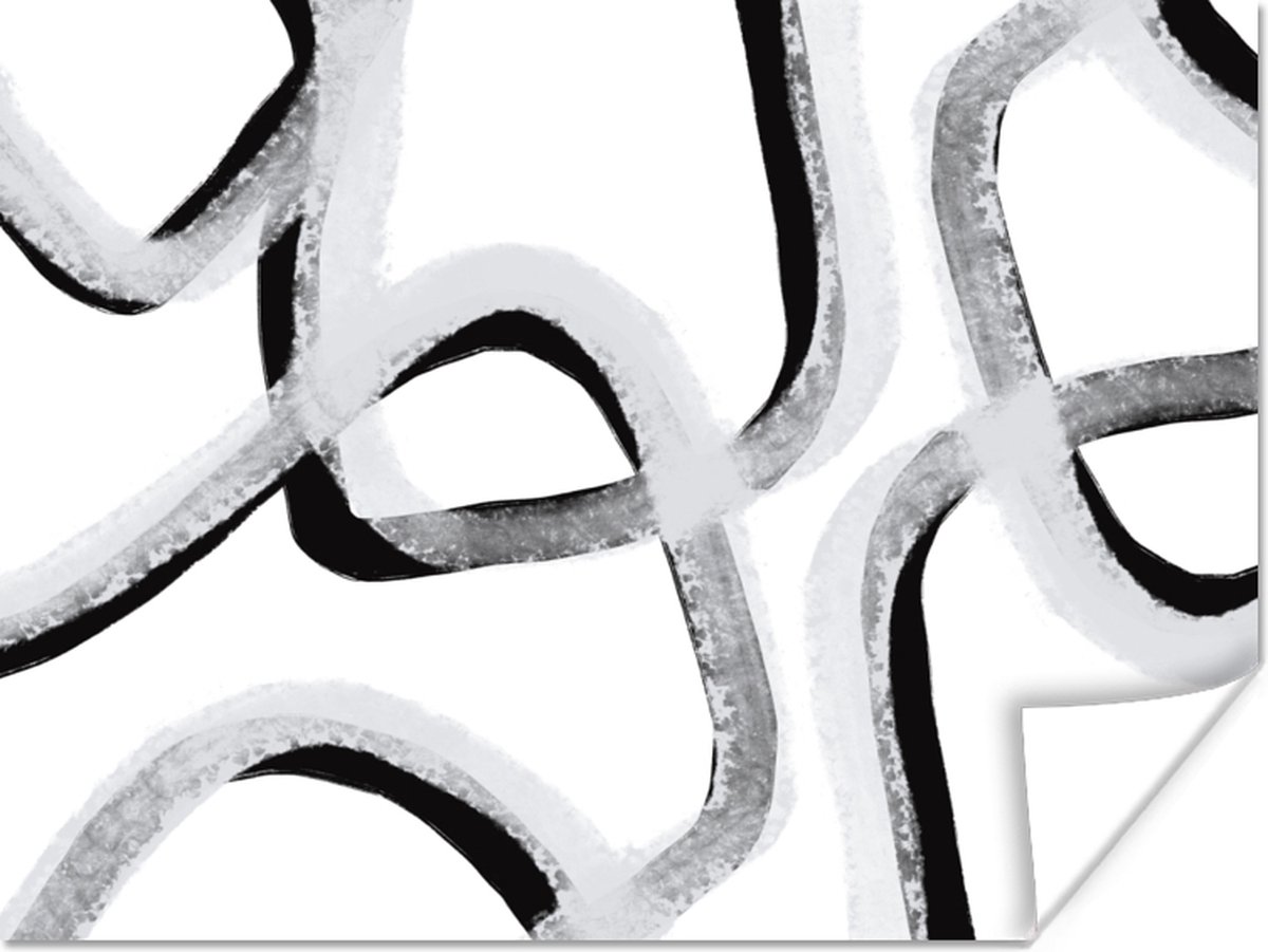 Poster Lijn - Minimalisme - Design - 120x90 cm