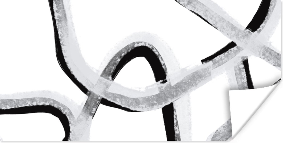 Poster Lijn - Minimalisme - Design - 160x80 cm