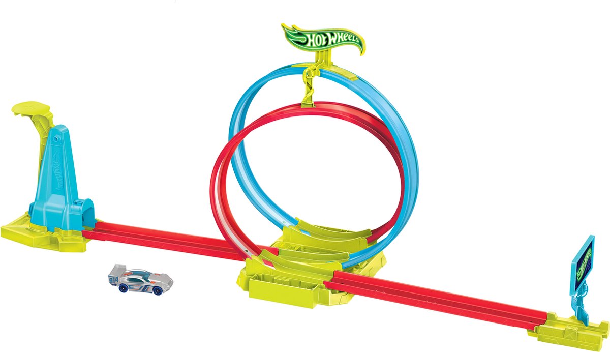Hotwheels Neon Speeder Laser Stunt Slamway Speelse