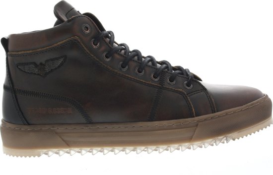 Heren Veterschoenen Pme Legend Pme Legend Titon Dark Brown Donkerbruin - Maat 46