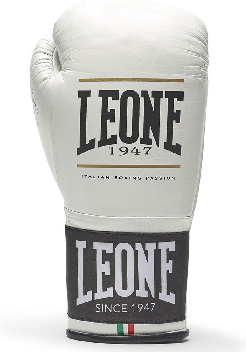Leone1947 Shock Plus Kunstleren Bokshandschoenen Wit 10 oz