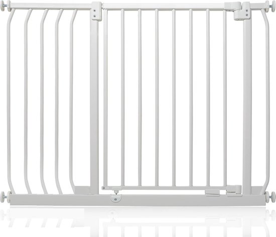 Safetots Barrière D'escalier Elegance, Naturel, 115 Cm - 123 Cm - 10
