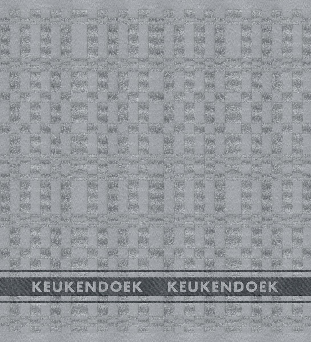 DDDDD - 6x Keukendoek - Pelle - 50x55 cm - Grijs - Set van 6 stuks