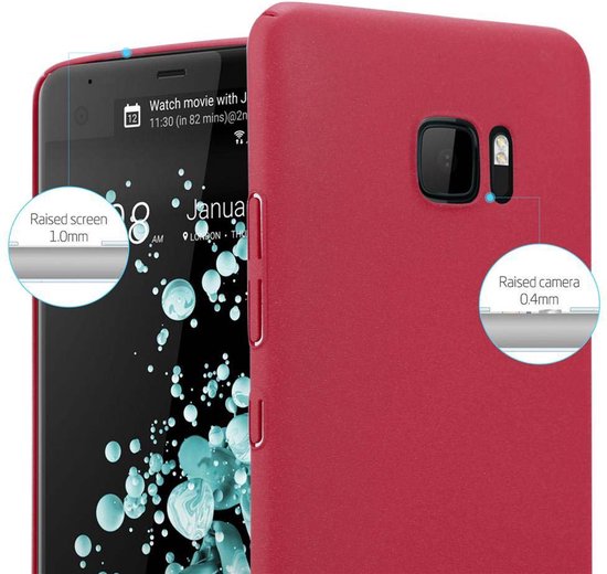 Cadorabo - Custodia Compatibile Con Htc U Play In Frosty Rosa