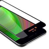 Cadorabo Screenprotector geschikt voor Apple iPhone 7 PLUS / 7S PLUS / 8 PLUS Volledig scherm pantserfolie Beschermfolie in TRANSPARANT met ZWART - Gehard (Tempered) display beschermglas in 9H hardheid met 3D Touch