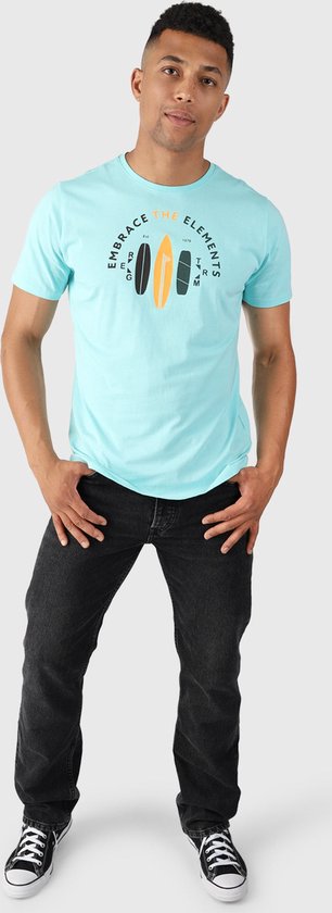 Brunotti Jibe-R Heren T-shirt - Aruba Blue - XL
