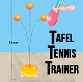 Allernieuwste entraîneur de Tennis de table .nl® pour Enfants - Jeu de Tennis de table - 2 raquettes en bois et 3 Balles - Jeu actif