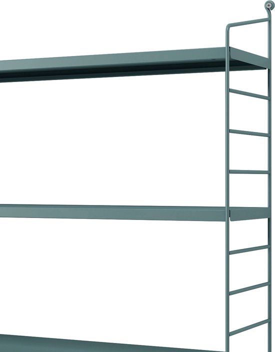 Étagère murale Strängnäs réglable 50x60x15 cm gris bleu