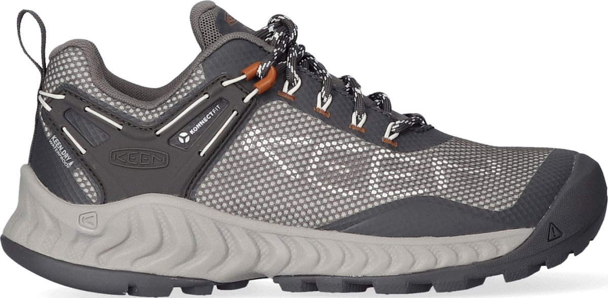 Keen NXIS EVO Dames Wandelschoenen Steel /Keen Maple Grijs