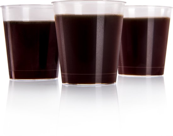 Vivaloo - Verres à shot Réutilisables - Verres à shot en Plastique - 20 ml - 100 pièces