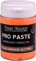 Trout Master Pro Paste Knoflook - Kleur : Fluo Orange Glitter