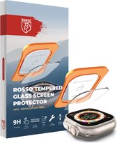 Rosso Screenprotector Geschikt voor Apple Watch Ultra / Ultra 2 | Gehard Glas | Beschermglas | Glasplaatje | Case Friendly | Met Installatietray | Eenvoudige montage