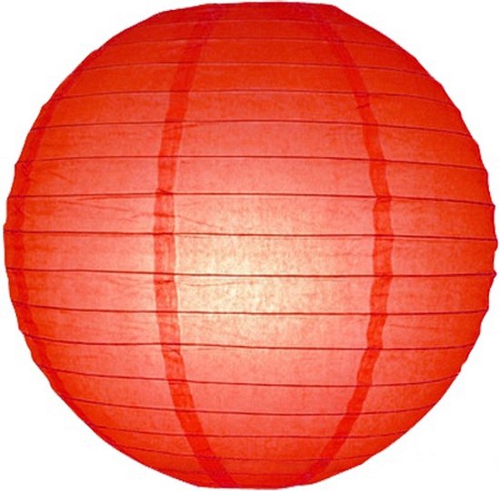 Lampionstokje 50 cm - met lampion - rood - D25 cm - Sint Maarten — afbeelding 5