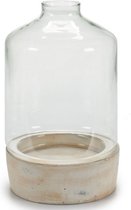 Gift Decor Kaarshouder Transparant Steen Kristal 18 X 29 X 18 Cm (4 Stuks)