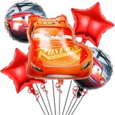 Cars ballon set - 59x53cm - Folie Ballon - Auto - Race - Racing - Themafeest - Verjaardag - Ballonnen - Versiering - Helium ballon