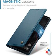 CaseMe 023 Google Pixel 8 Pro Hoesje Book Case Blauw