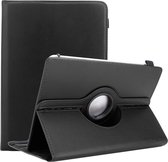 Cadorabo Tablet Hoesje geschikt voor 7" Tablets in ZWART - 360 graden beschermhoes van imitatieleer met standfunctie en elastische band