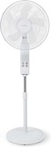 Nedis SmartLife Ventilator - Wi-Fi - 400 mm - Verstelbare hoogte - Draait automatisch - 3 Snelheden - Tijdschakelaar - Afstandsbediening - Android / IOS - Wit