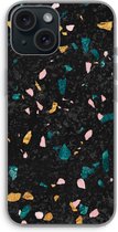 Case Company® - Hoesje geschikt voor iPhone 15 hoesje - Terrazzo N°10 - Soft Cover Telefoonhoesje - Bescherming aan alle Kanten en Schermrand