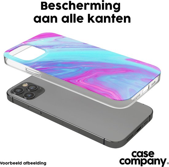 Case Company® - Coque Oppo A74 5G - Arc-en-ciel fantaisiste - Coque de téléphone souple - Protection sur tous les côtés et bord de l'écran