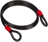 6,5 inch (2 m) 3-in-1 universeel laptopkabelslot - 4-cijferige combinatie laptop/desktop-beveiligingskabelslot compatibel met K-sleuf, nano- en wigsleufcomputer - stalen kabel tegen
