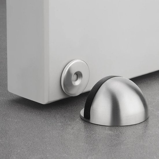 PD® - Deurstopper - Deurstopper voor binnen - Magnetisch - RVS