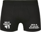 Ben j'ai enfin 41 ans, je reçois ces boxers boiteux Caleçons pour hommes - anniversaire - anniversaire - 41e anniversaire - fête - caleçons - drôle