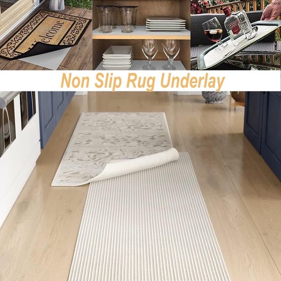 NYPOS tapijt antislip ondertapijt (80x150 cm) fleece, antislipmat voor lopers, antislip ondertapijt, tapijtstopper NYPOS tapijt antislip ondertapijt (80x150 cm) fleece, antislipmat voor lopers, antislip ondertapijt, tapijtstopper