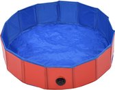 vidaXL - Hondenzwembad - inklapbaar - 80x20 - cm - PVC - blauw
