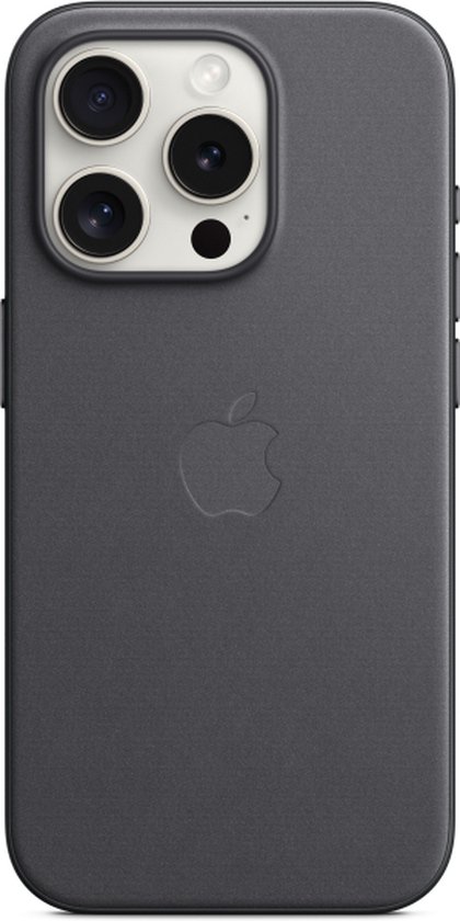 Apple FineWoven Case with MagSafe geschikt voor iPhone 15 Pro - Black